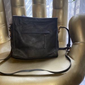 Hunter green pleather purse
